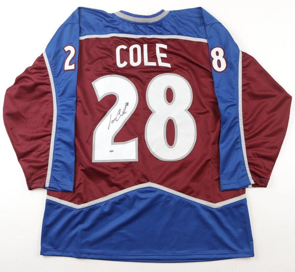 Ian Cole Signed Avalanche Jersey (OKAuthentics) Colorado All Star