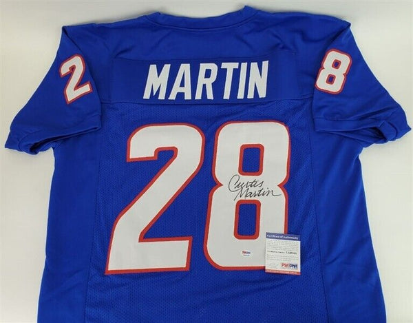 Curtis Martin Signed New York Jets Jersey (PSA COA) 5xPro Bowl Running Back