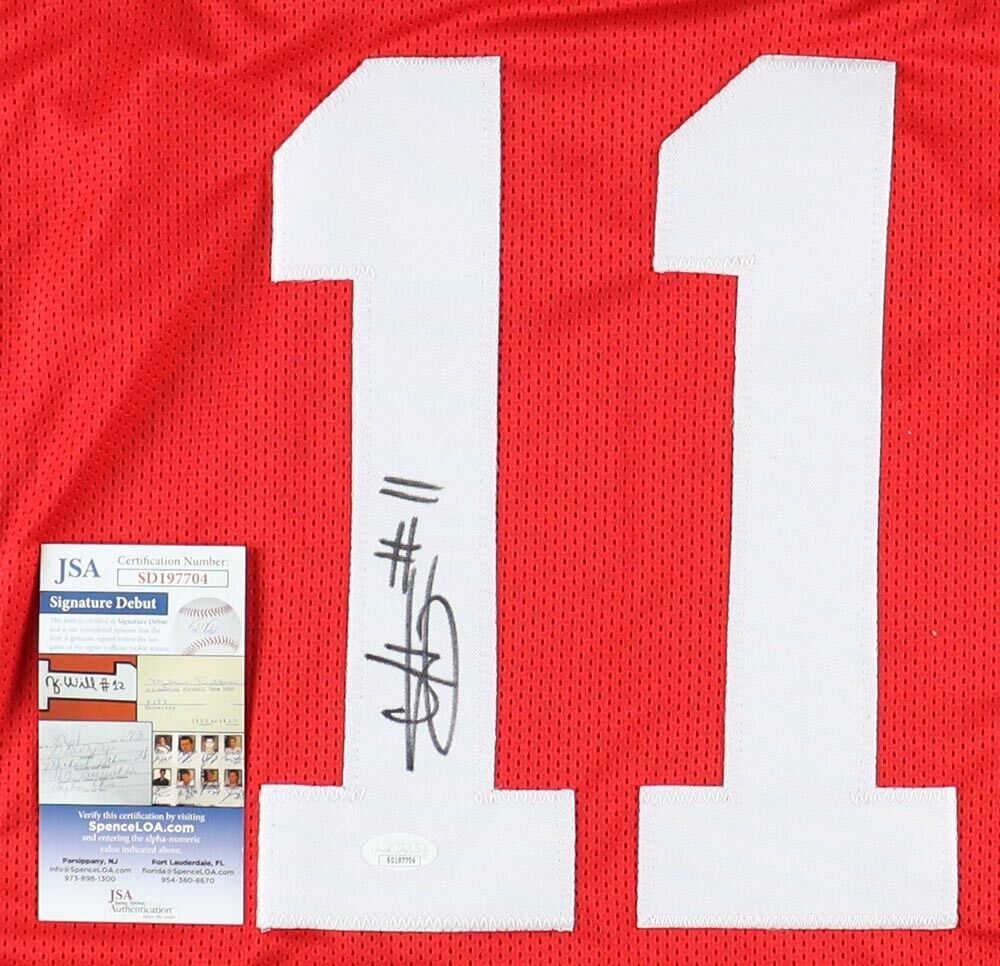 C. J. Hicks Signed Ohio State Buckeyes Jersey (JSA COA) 2023 2nd Year Linebacker