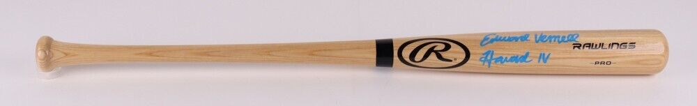Ed Howard Chicago Cubs Top Draft Pick 2020 Signed Rawlings Pro Bat (Beckett COA)