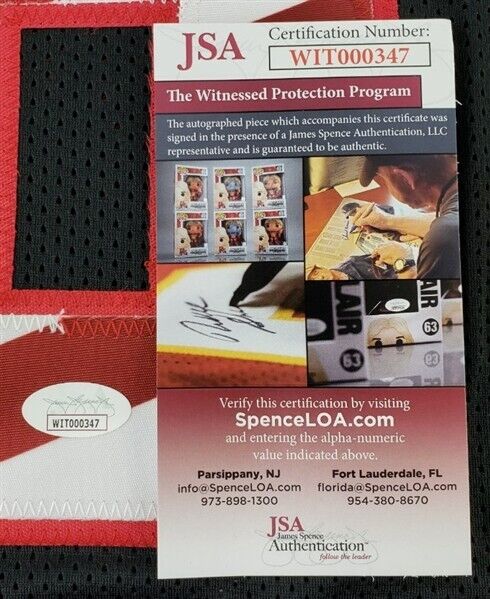 Vince Papale Signed Philadelphia Eagle USA Flag Jersey JSA COA Movie: Invincible