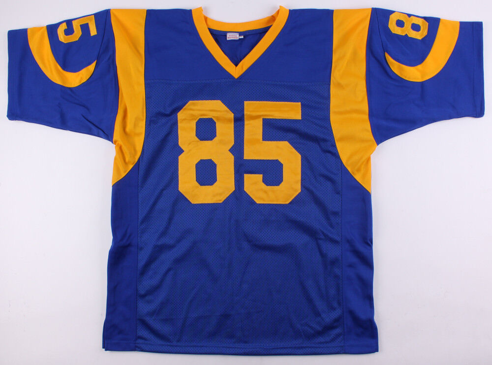 Jack Youngblood Signed Los Angeles Rams Jersey (Schwartz COA) 7×Pro Bowl D.E