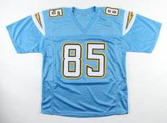 Antonio Gates Signed San Diego Chargers Jersey (JSA COA) 8×Pro Bowl Tight End