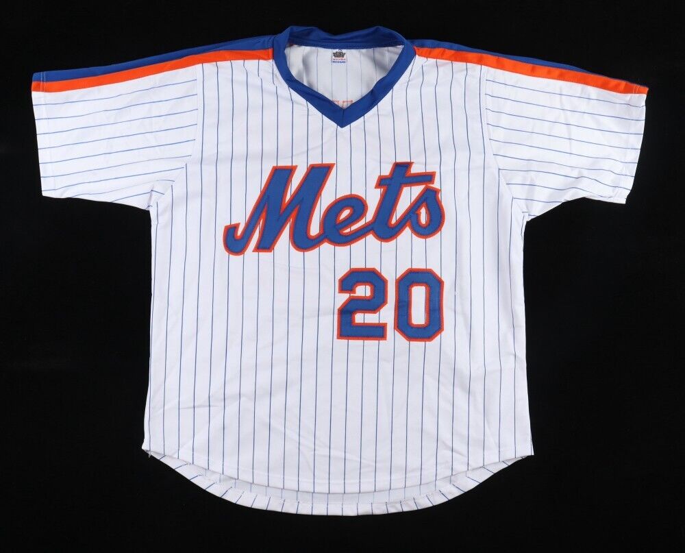 Howard Johnson Signed New York Met Jersey (JSA) 2xWorld Series Champ 1984 & 1986