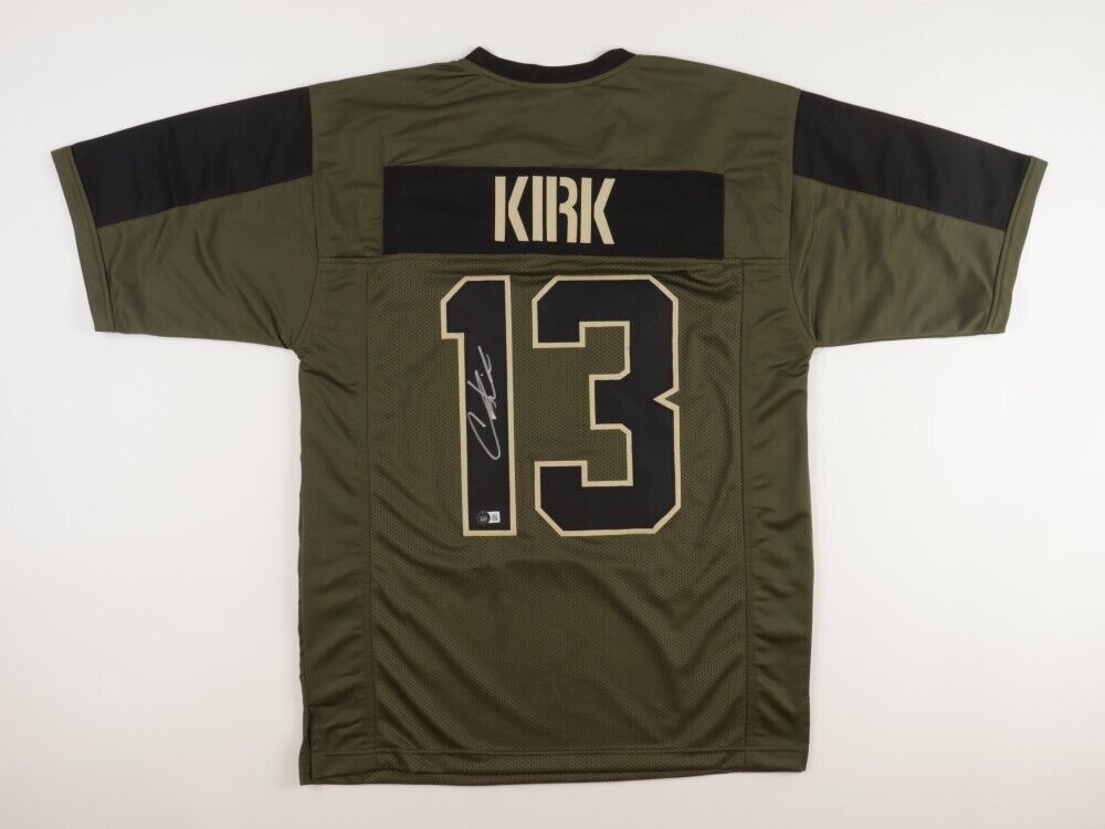 Christian Kirk Signed Jacksonville Jaguars Salute to Service Jersey (Beckett) WR