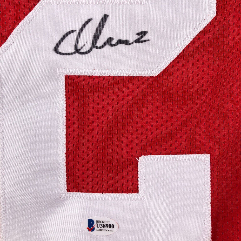 Chris Olave Signed Ohio State Buckeyes Jersey (Beckett COA) Senior Wide Receiver