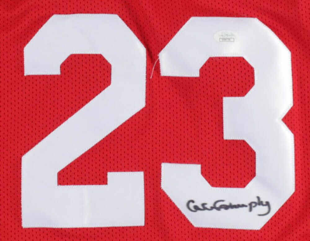 Calvin Murphy Signed Houston Rockets Custom "CAL" Jersey (JSA COA) 1979 All Star