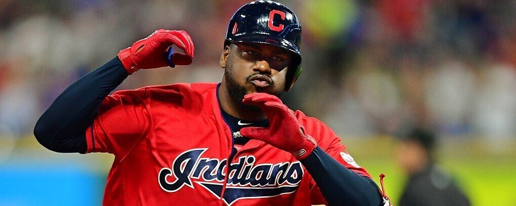 Franmil Reyes Signed Cleveland Indians 2019 Players Weekend Jersey (Beckett COA)