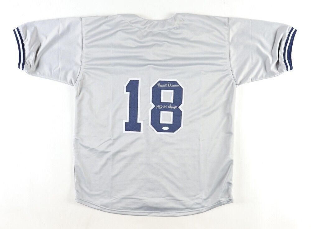 Mariano Duncan Signed New York Yankees Jersey Inscribd "1996 WS Champs"(JSA COA)