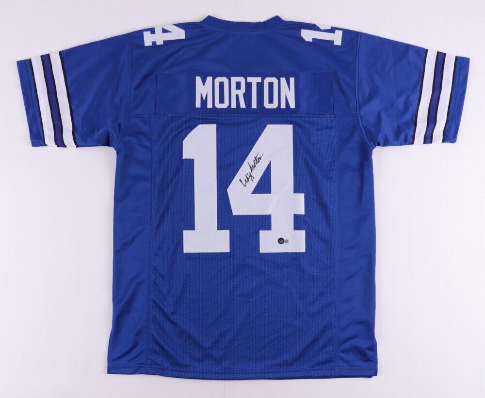 Craig Morton Signed Dallas Cowboys Jersey (Beckett Hologram) Super Bowl VI QB