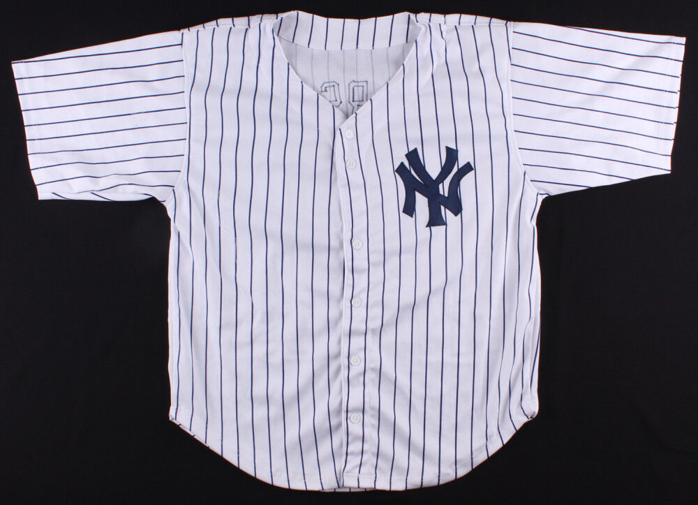 Don Larsen Signed Yankees Jersey (JSA) Pitched a Perfect Game 1956 World Series