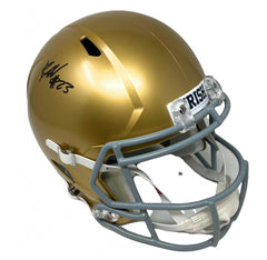 Kyren Williams Signed Notre Dame Fighting Irish Full-Size Helmet (Beckett Holo)