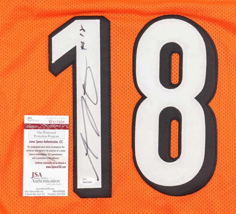 A J Green Signed Cincinnati Bengals Jersey (JSA COA) 7xPro Bowl Wide Receiver