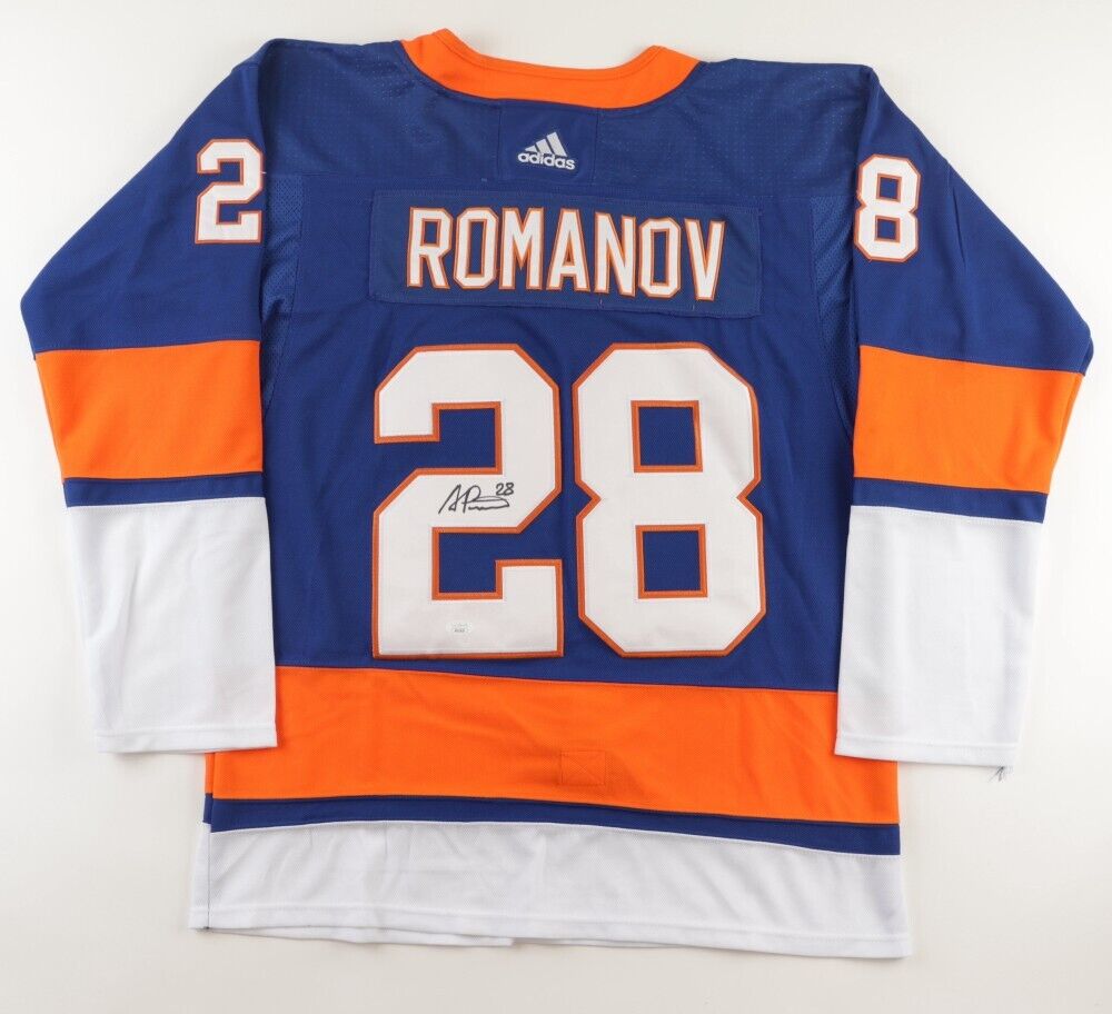 Alexander Romanov Signed New York Islanders Jersey (JSA) 2019 Gagarin Cup Champ