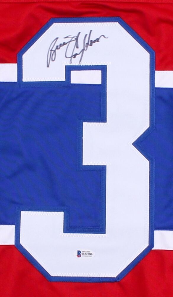 Brian Engblom Signed Montreal Canadiens Jersey (Beckett)Playing career 1975–1987
