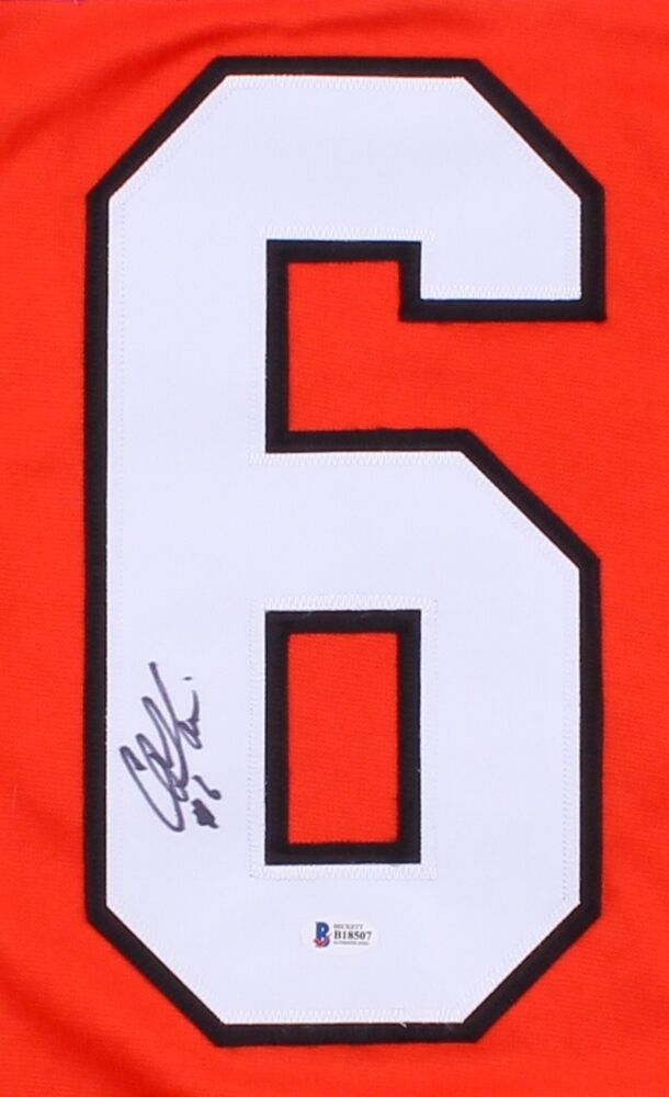 Chris Therien Signed Philadelphia Flyers Jersey (Beckett) career 1994–2006