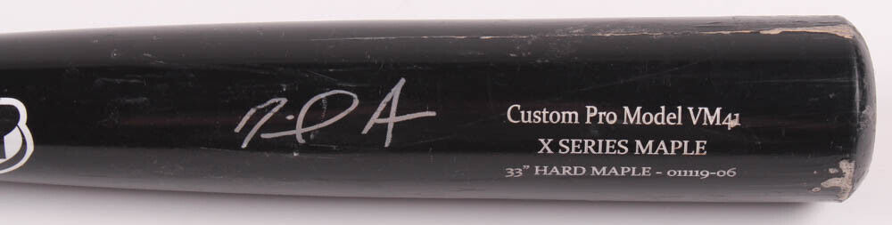 Miguel Amaya Signed Game-Used Zinger Baseball Bat (JSA COA) Chicago Cubs Catcher