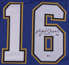 Brett Hull Signed St. Louis Blues Career Highlight Stat Jersey (Beckett Holo)