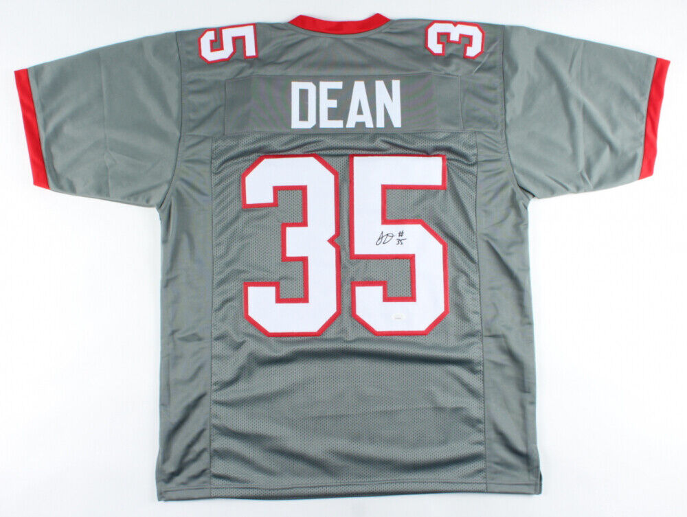 Jamel Dean Signed Buccaneers Jersey (JSA COA) Tampa Bay 2019 3rd Round Pick