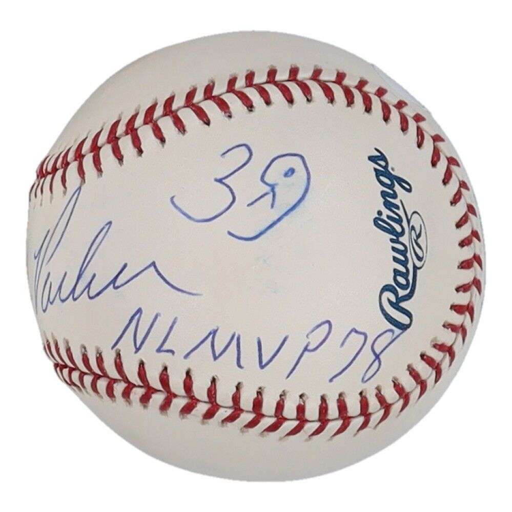 Dave "The Cobra" Parker Signed Baseball Inscribed NL MVP 78 (JSA COA) 7xAll Star