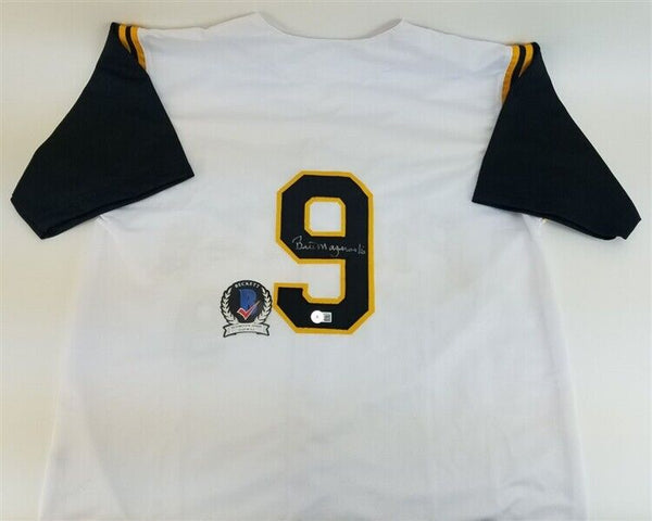 Bill Mazeroski Autographed Pittsburgh Custom Yellow Baseball Jersey - BAS