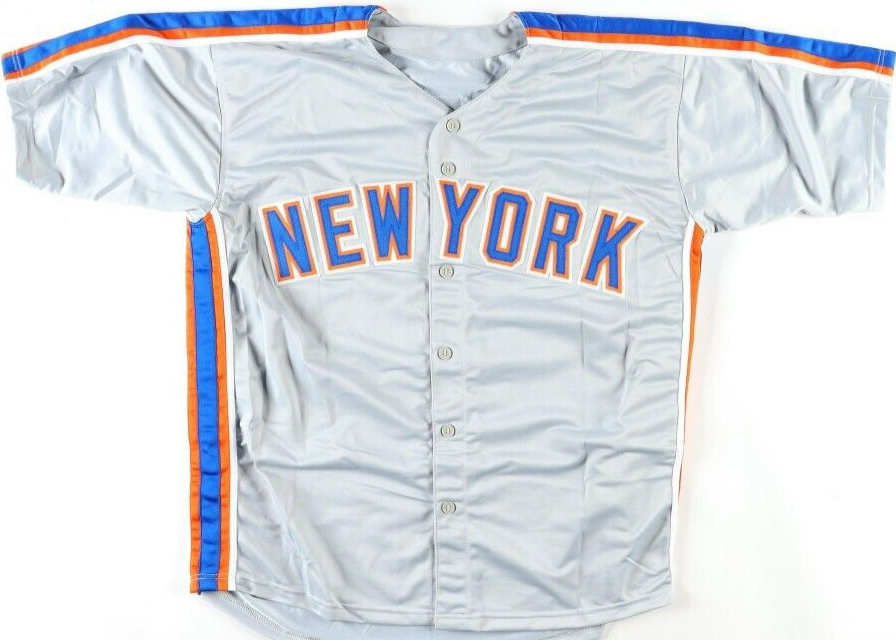 Vince Coleman Signed New York Mets Jersey (JSA COA) Rookie of the Year 1985 / CF
