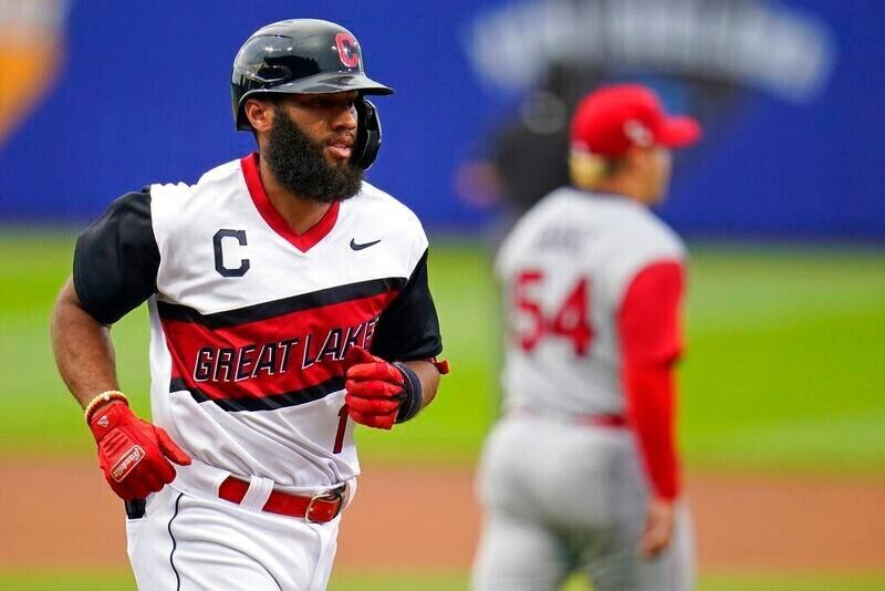 Amed Rosario Signed Futures Games Jersey (JSA COA) Cleveland Guardians Shortstop