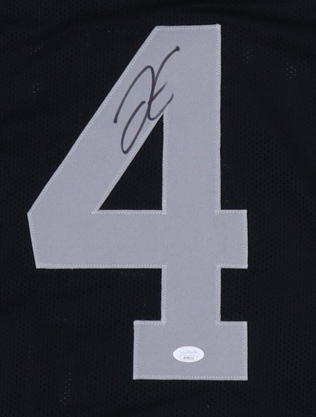 DEREK CARR RAIDERS SIGNED JERSEY  Autographed Framed Memorabilia &  Collectibles Signed and Unsigned