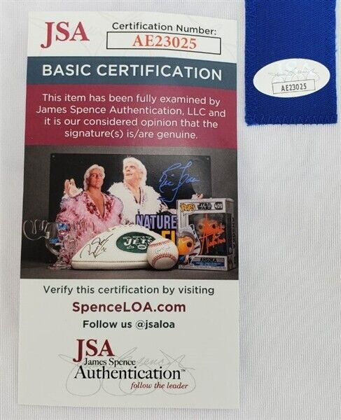 Darryl Strawberry Signed Los Angeles Dodgers Jersey (JSA COA) 8×All-Star O.F.