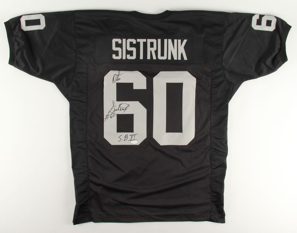 Otis Sistrunk Signed Raiders Jersey Inscribed "SB XI" (JSA COA) Super Bowl Champ