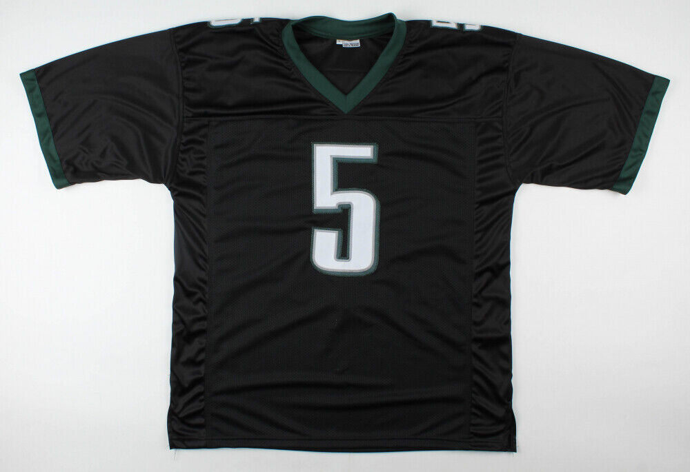 Donovan McNabb Signed Philadelphia Eagles Black Jersey (JSA COA) 6 X Pro Bowl QB