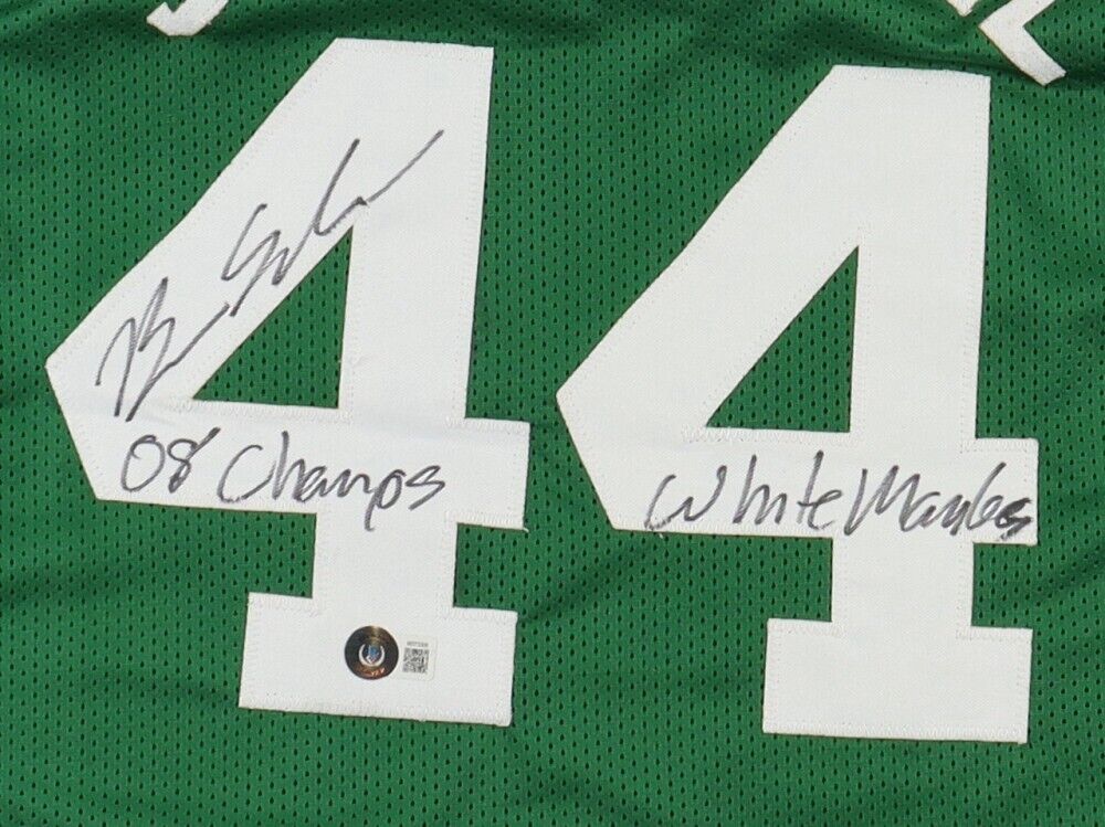Brian Scalabrine Signed Boston Celtics Jersey "08 Champs & White Mamba"/ Beckett