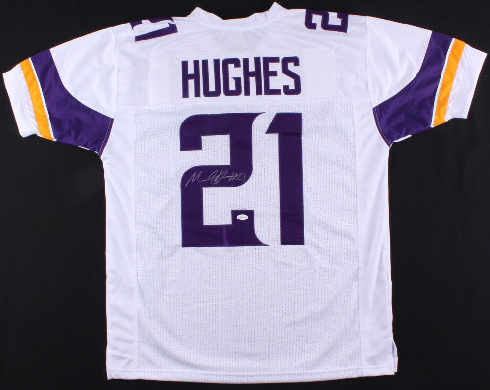 Mike Hughes Signed Vikings Jersey (TSE COA)Minnesota 2018 1st rd Draft Pk / UCF