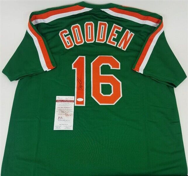 Dwight Doc Gooden Signed custom Stat grey New York Mets Jersey AUTO JSA COA