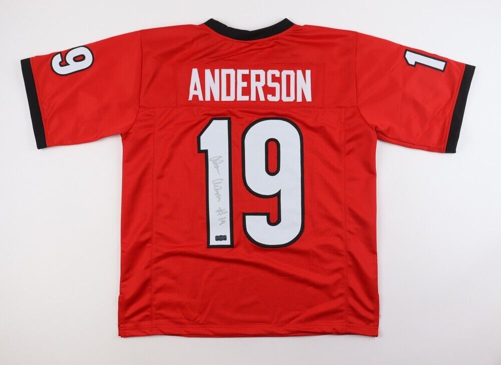 Adam Anderson Signed Georgia Bulldogs Jersey (Radtke Holo) Univ GA LB 2018-2021