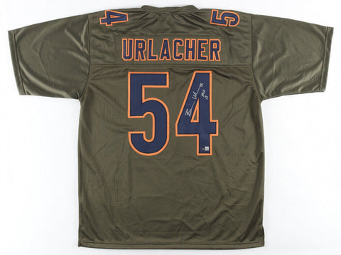 Brian Urlacher Signed Chicago Bears Jersey Inscribed "HOF 18" (Beckett Holo) L.B
