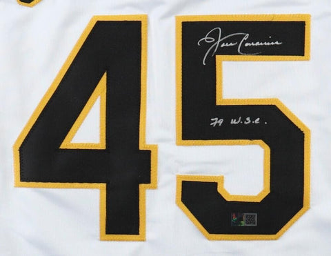 John Candelaria Signed Pittsburgh Pirates Jersey "79 W. S. Champion" (TSE COA)