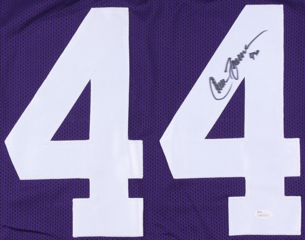 Chuck Foreman Signed Minnesota Vikings Jersey (JSA COA) 5×Pro Bowl (1973–1977)