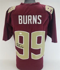 Brian Burns Signed Florida State Seminoles Jersey (JSA COA) Carolina Panthers DE