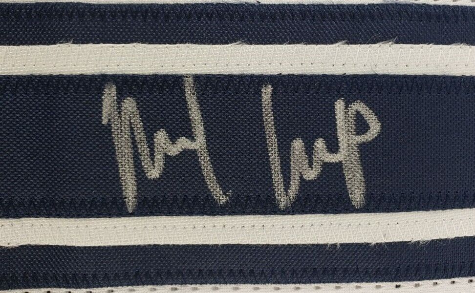 Michael Gallup Signed Cowboys White Jersey (JSA COA) Dallas 2018 3rd Rd Pick W.R