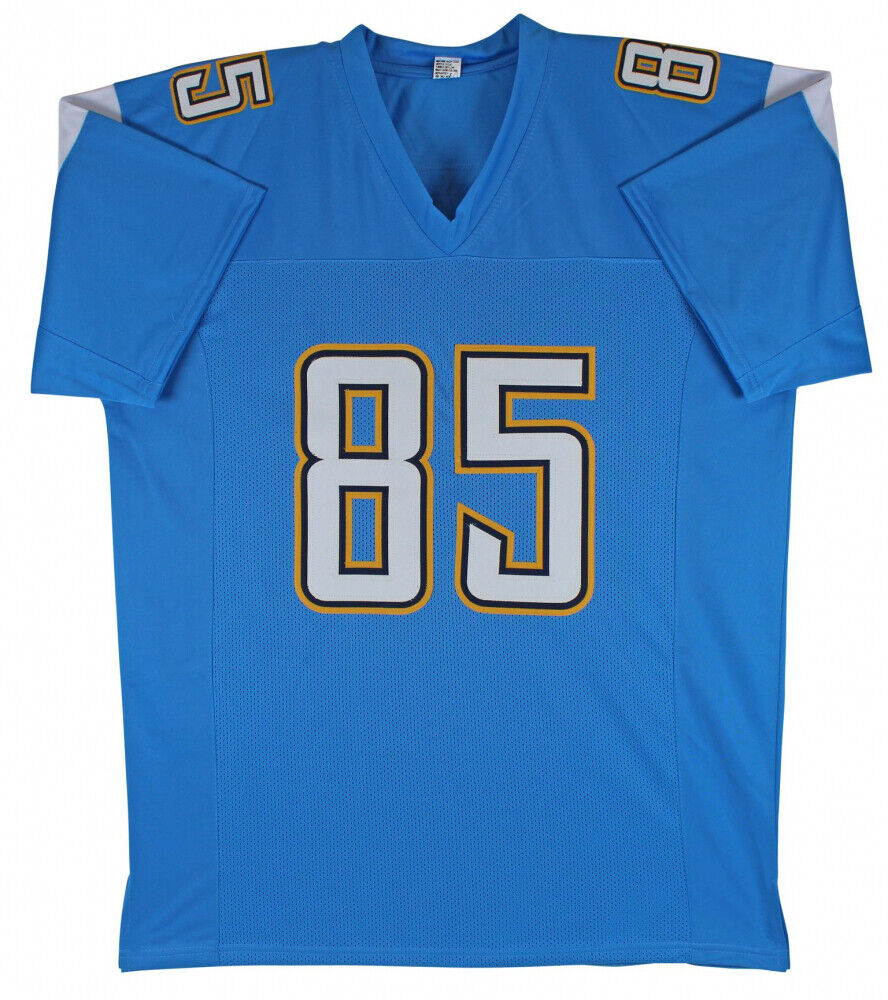 Antonio Gates Signed San Diego Chargers Jersey (Beckett COA) 8×Pro Bowl TE