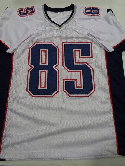 Jermaine Wiggins Signed New England Patriot Jersey Inscd. SB 36 Champs (JSA COA)