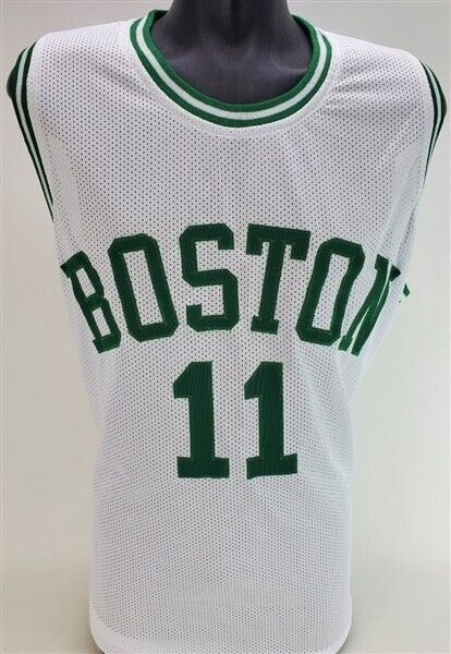 Charlie Scott Signed Celtics Picture Jersey Inscribed "HOF 2018" (JSA COA)