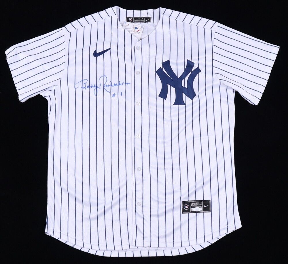 Bobby Richardson Signed New York Yankees Jersey (JSA COA) 1960 World Series MVP