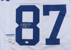 Reggie Wayne Signed Indianapolis Colts White Jersey (PSA COA) 6xPro Bowl W.R.