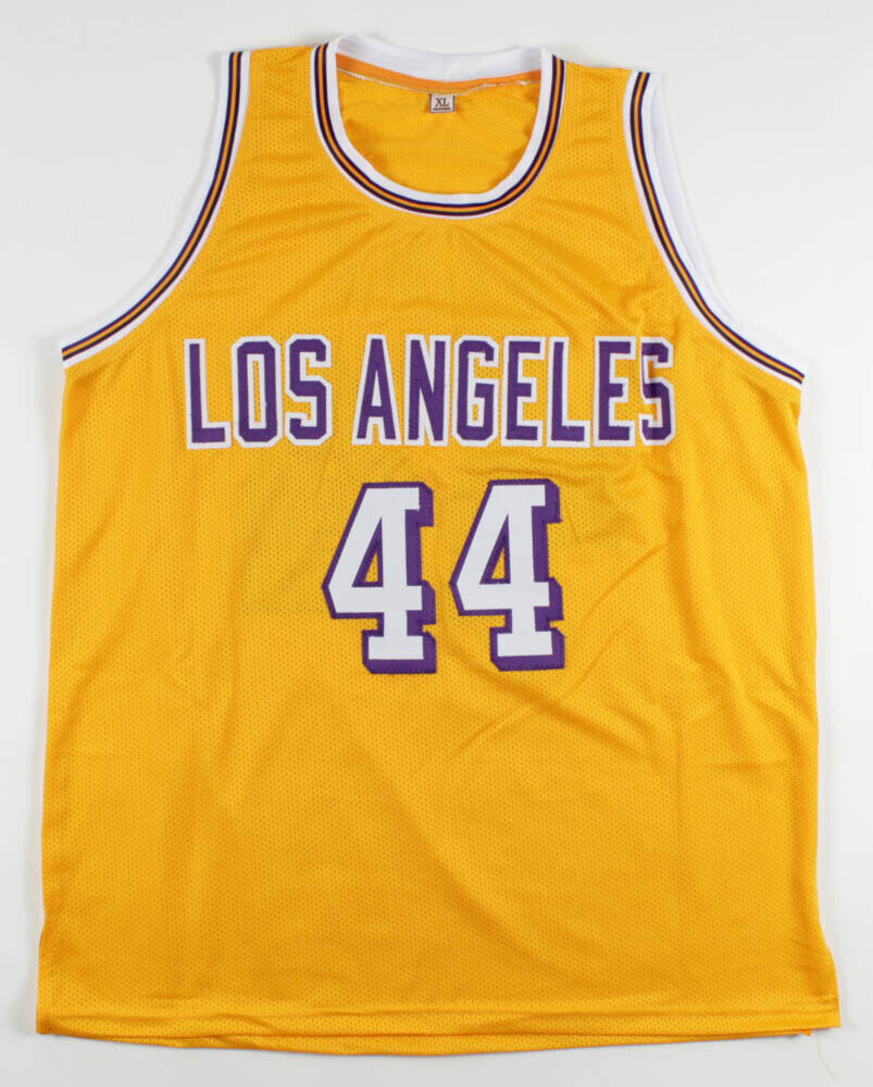 Jerry West Signed Los Angeles Lakers Home Jersey (JSA COA) 1972 NBA Champion