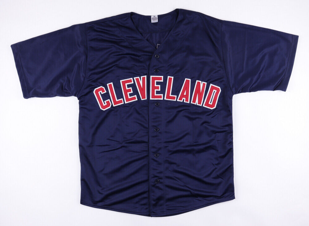 Zach Plesac Signed Cleveland Indians Jersey (PSA Hologram)