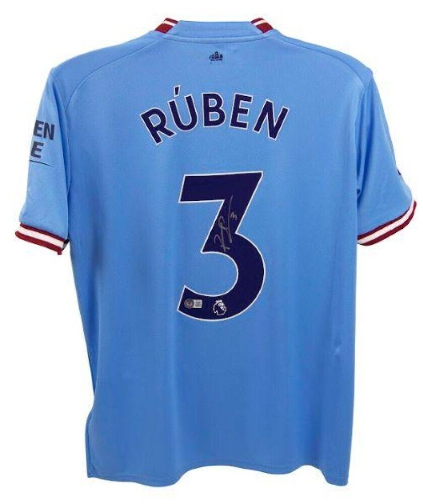 Ruben Dias Signed Manchester City F C Jersey (Beckett) Portugal National Team