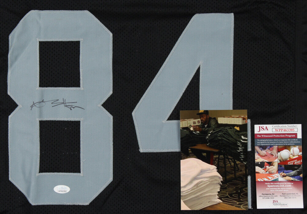 Antonio Brown Signed Oakland Raiders Black Jersey (JSA COA) 5×Pro Bowl Receiver