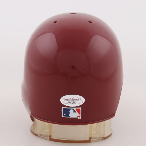 Steve Carlton Twins,phillies Jsa/coa Signed Mini Helmet